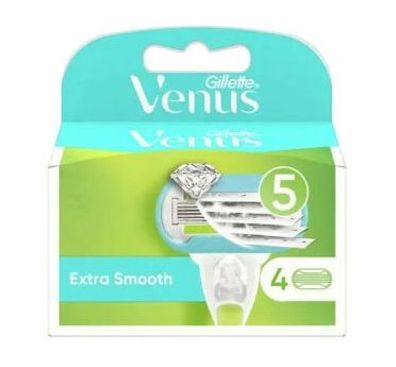 Gillette Venus Extra Smooth Rasierklingen, 4er Pack