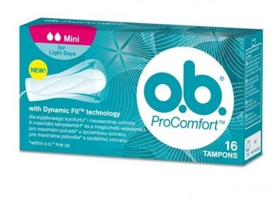 O.B. ProComfort Mini Tampons, 16 Stück