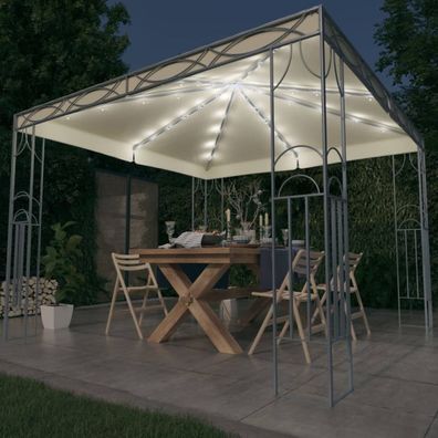 Pavillon LED-Lichterkette Überdachung Terrasse Garten Outdoor