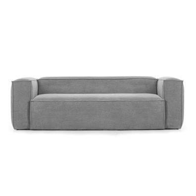 Sofa Blok 2-Sitzer grau 210 cm