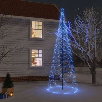 LED-Weihnachtsbaum Metallstange LEDs Tannenbaum Outdoor