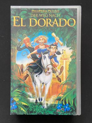 Der Weg nach El Dorado VHS Kassette Tape Dreamworks Pictures Guter Zustand
