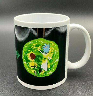 Rick and Morty Kaffebecher Mug Becher Kaffee Tasse Keramik Original Neu