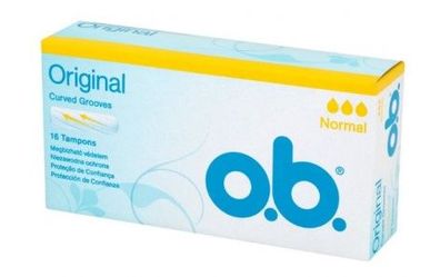O.b. Normal Tampons, 16er Pack - Zuverlässiger Schutz