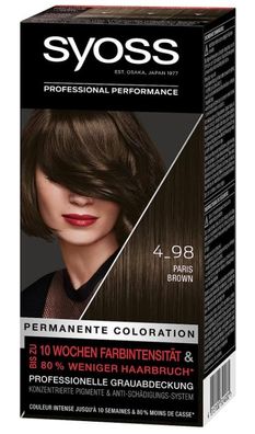 Syoss Paris Braun Haarfarbe - Intensive Pflege & langanhaltende Farbergebnisse