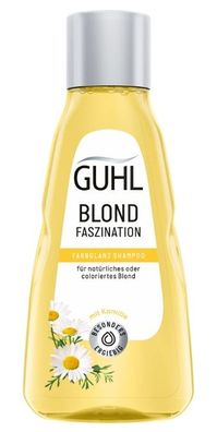 Glanzendes Blond mit Guhl: Kamillen Shampoo, 50ml - Stärkt von innen und außen