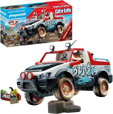 Playmobil City Life 71430 RC-Fahrzeuge Rally-Car Offroad-Pickup Spielzeug Kinder