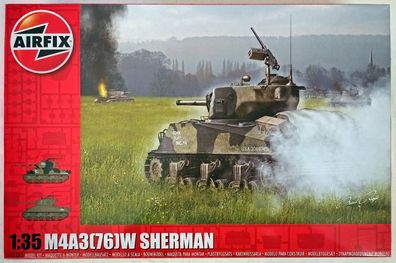 Airfix M4A3 (76) W Sherman Panzer in 1:35 1501365 Airfix A1365 Bausatz
