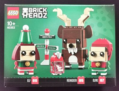 Lego Brick Headz 40353 Rentier und Elfen Reindeer & Elf NEU OVP