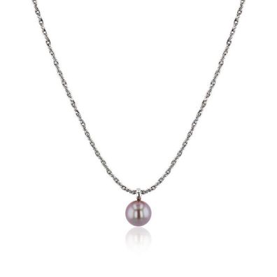 Luna-Pearls - 216.0865 - Collier - Damen - 925er Silber rhodiniert