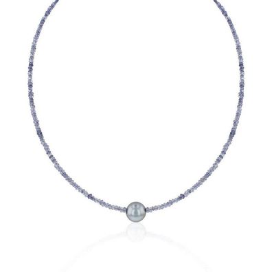 Luna-Pearls - 216.0789 - Collier - Damen - 925er Silber rhodiniert