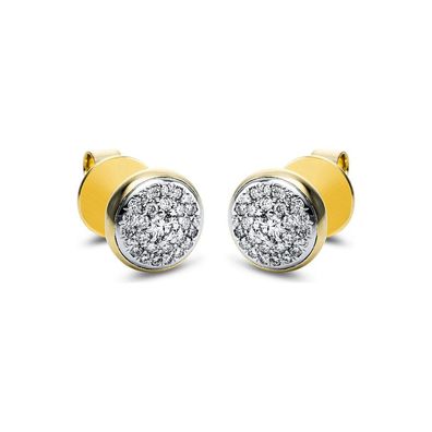Luna Creation - Ohrringe - Damen - Gelbgold 14K - Diamant - 0.38 ct - 2J461GW4-1