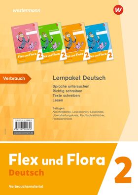 Flex und Flora - Ausgabe 2021 Paket Deutsch 2: Verbrauchsmaterial