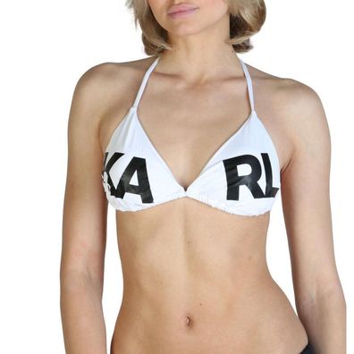 Karl Lagerfeld - Bekleidung - Swimwear - KL21WTP05-White - Damen - white, black