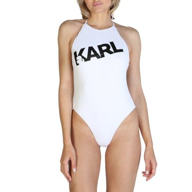 Karl Lagerfeld - Bekleidung - Swimwear - KL21WOP03-White - Damen - white, black