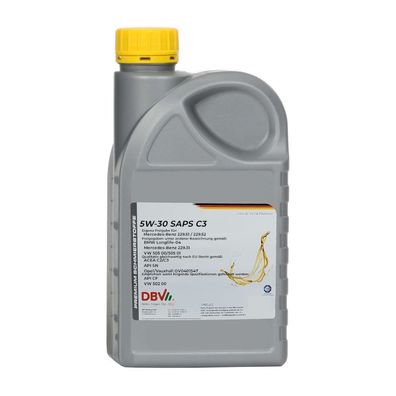 5W/30 SAPS Rußpartikelfilteröl C3 für BMW, MB, Opel Dexos 2, VW-PDI 20 x 1-Liter-Dose