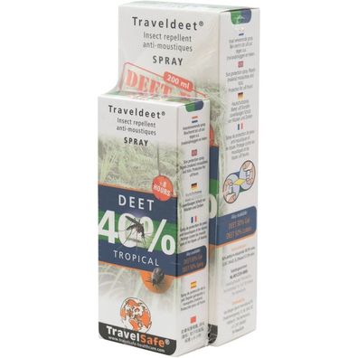 Travelsafe - TSPP02 - Insektenschutzspray-Set - TravelDeet - Diethyl-m-Toluamid 40%