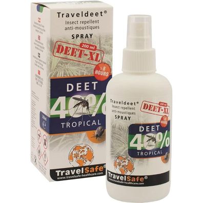 Travelsafe - TS0207 - Insektenschutzspray - TravelDeet - Diethyl-m-Toluamid 40%