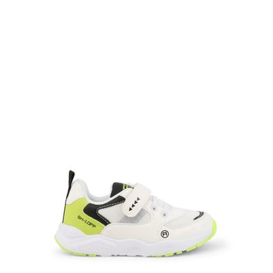 Shone - Schuhe - Sneakers - 10260-021-WHITE-YELLOW - Kinder - white, yellowgreen
