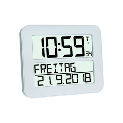TFA - Digitale Funkuhr Timeline MAX - 60.4512.02 - weiß