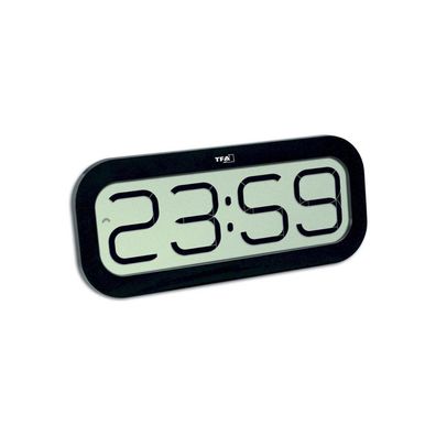 TFA - Digitale Funkuhr mit Stundenschlag BIMBAM - 60.4514.01 - schwarz
