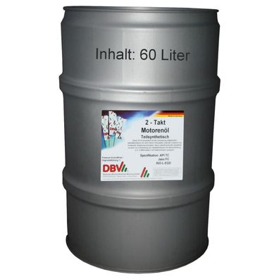 DBV 2-Takt-Öl (teilsynthetisch) 60-Liter-Fass