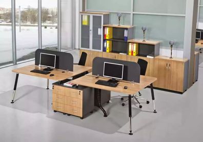 Großer Schreibtisch Luxus Büromöbel Chef Computerschreibtisch Design