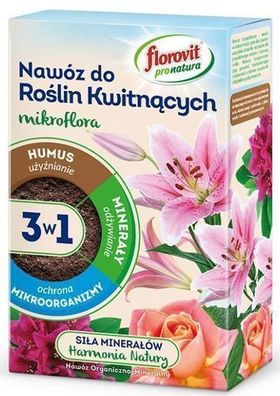 Dünger Mit Huminsäuren Für Blühpflanzen Blumendünger Mineral + Organisch 1kg