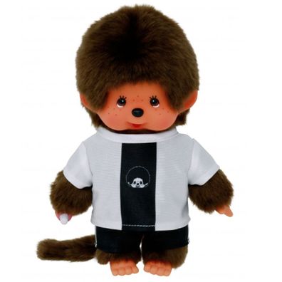 Junge im Fußball-Trikot | 20 cm Monchhichi Puppe | EM-Fußball Edition