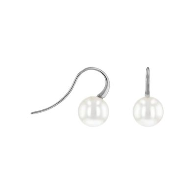 Luna-Pearls Ohrringe 750 Weissgold Süßwasser-Zuchtperle - HS1128