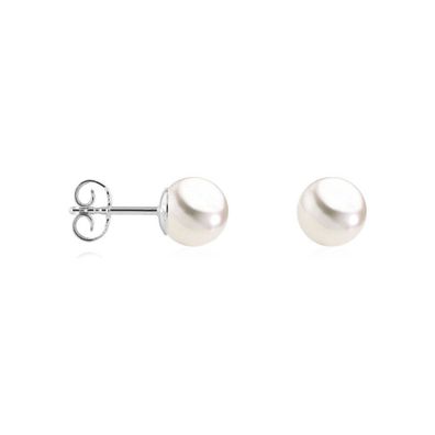 Luna-Pearls Ohrringe 585 Weissgold Süßwasser-Perle 5-5.5mm - 311.1604