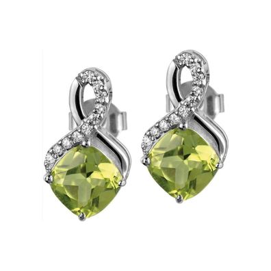 Jacques Lemans - Ohrstecker Sterlingsilber mit Peridot - SE-O117C