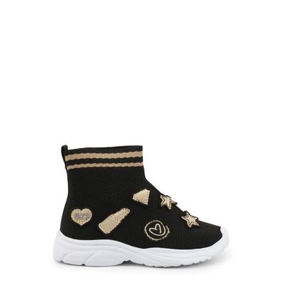 Shone - Schuhe - Sneakers - 1601-007-BLACK-LUREX - Kinder - black, gold