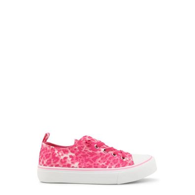 Shone - Schuhe - Sneakers - 292-003-PINK-ANIMALIER - Kinder - hotpink, white