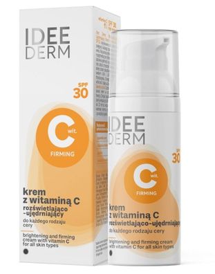 Idee Derm, Straffende Creme mit Vitamin C, LSF 30