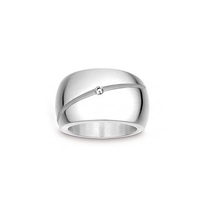 QUINN - Ring - Damen - Silber 925 - Wess. (H) / small incl. - Weite 52 - 0214764