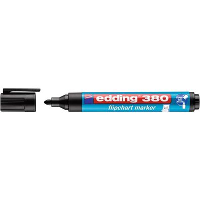 5 Stück Edding 380 flipchart-marker schwarz 1,5-3mm Flipchartmarker Stifte