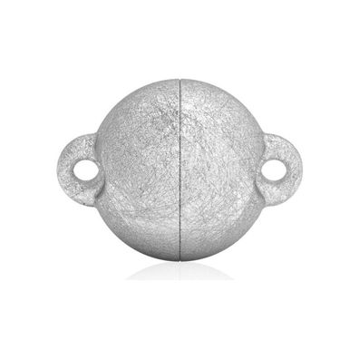 Luna-Pearls Kugel-Magnetschließe 925 Silber rhod. 10mm - 666.1610