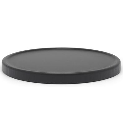 Holz Untersetzer 18 cm schwarz rund für Kannen Tassen Untersatz Glasuntersetzer