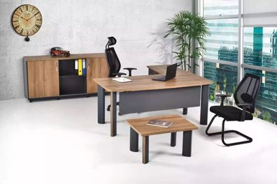 Büroeinrrichtung Schreibtisch Büromöbelkollektion Tisch Schrank Büro 3tlg