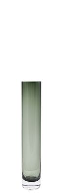 Kaheku Vase Motala grau 5,5 cm Ø Höhe 30 cm
 Farbglas durchgefärbt 420634905