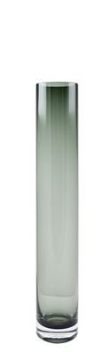 Kaheku Vase Motala grau 6,5 cm Ø Höhe 40 cm
 Farbglas durchgefärbt 420635005