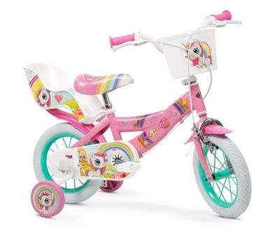 12" 12 Zoll Kinder Fahrrad Unicorn Mädchenfahrrad Rad Bike Einhorn Kinderrad