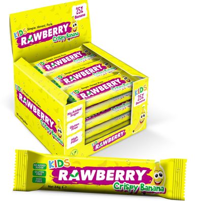 Rawberry Crispy Banane, ohne Zuckerzusatz, Glutenfrei, Nüsse Riegel, Vegan Snack (15)
