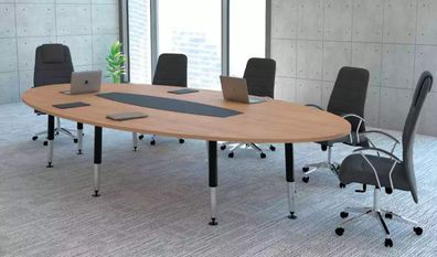 Konferenztisch Designer Büro Arbeit Zimmer 220x110 Möbel Tisch Moderner