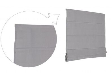Basic Raffrollo Faltrollo 160x175 cm Grau Raffgardine