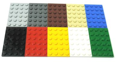 LEGO® City Eisenbahn / Farb Auswahl 4x6 platten / Grundplatten / 2 Stück