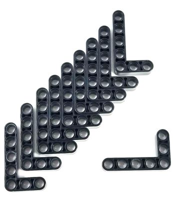 LEGO Nr- 4142823 technic 3x5 Liftarm L-Form Schwarz / 10 Stück