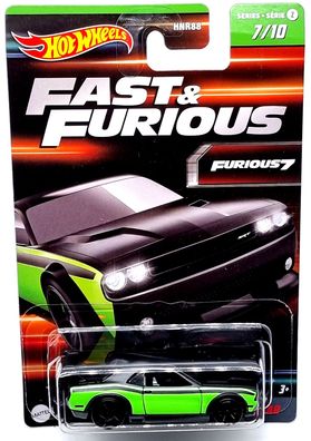 Hot Wheels Fast & Furious Serie 2 car Doge Challenger Drift Car 7/10