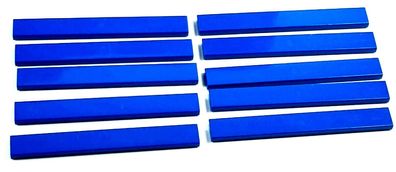 LEGO Nr- 416223 Fliese 1x8 blau / 10 Stück